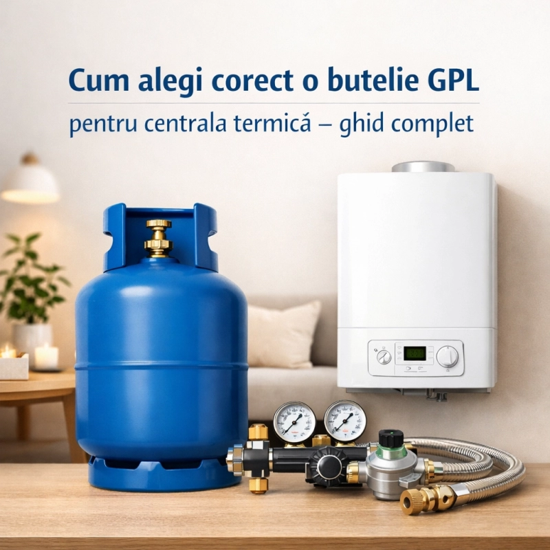 Cum alegi corect o butelie GPL pentru centrala termica – ghid complet