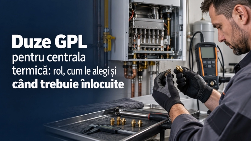 Duze GPL pentru centrala termica: compatibilitate, conversie si alegere corecta