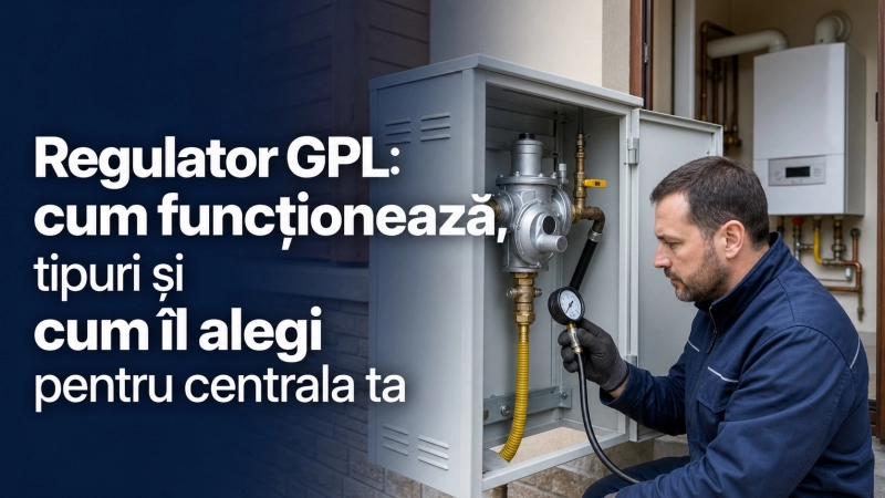 Regulator GPL: cum funcționează, tipuri și cum îl alegi pentru centrala ta